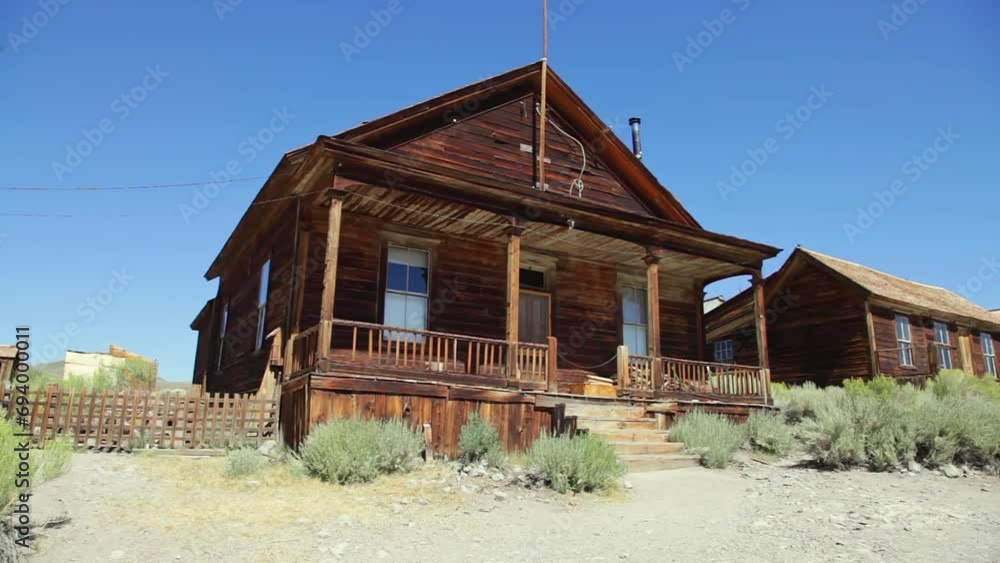Seiler house of the 1800s, owner of the saloon on Main Streets. Bodie state historic park, California Ghost Town. In the United States of America, close to Yosemite national park. Seiler house of the 1800s, owner of the saloon on Main Streets. Bodie state historic park, California Ghost Town. In the United States of America, close to Yosemite national park.