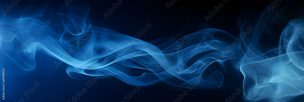 blue smoke texture on black background blue smoke texture on black background