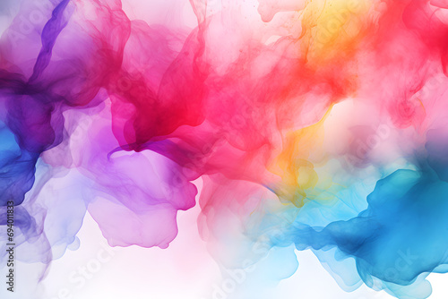 abstract colourful ink and water wash background photo
