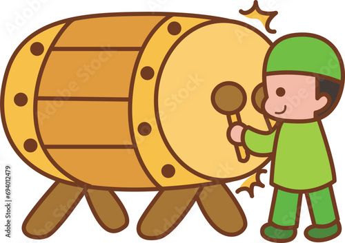 The theme of this icon is Ramadan