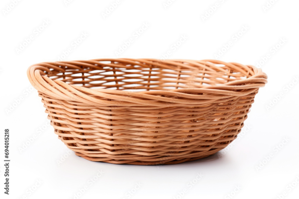 Handle-equipped Empty Weave Basket