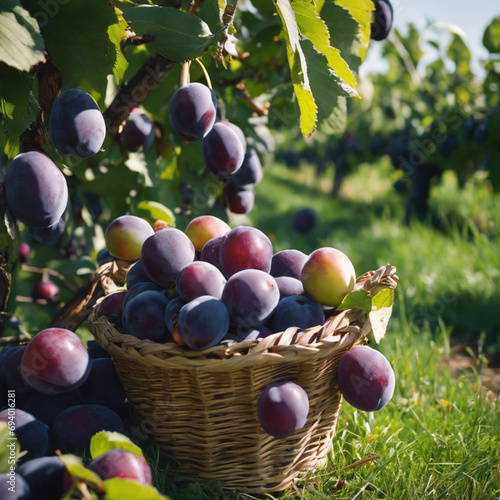 Purple Harmony Plums in Homestead Delight photo