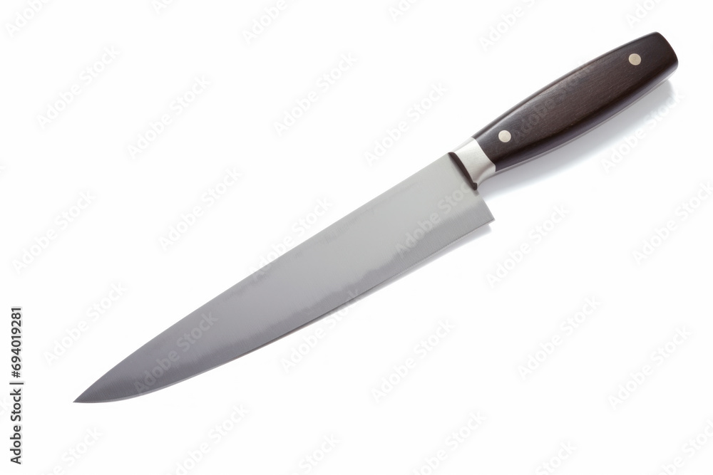 Chef kitchen knife isolated on white background Chef kitchen knife isolated on white background