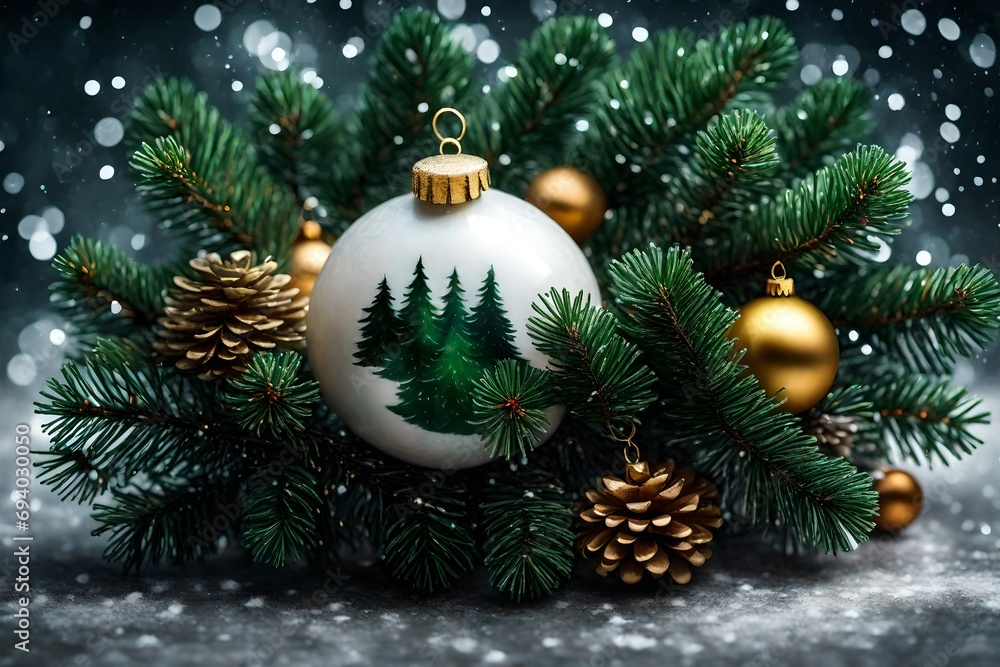 christmas tree decoration holiday ball celebration xmas