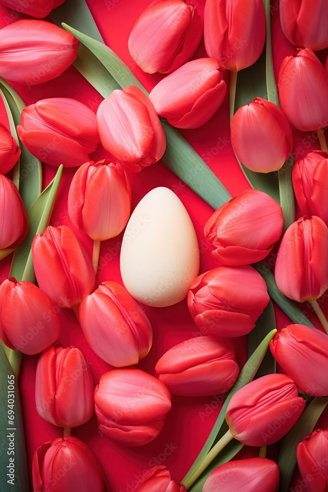 Egg background decorated easter flower spring Egg background decorated easter flower spring