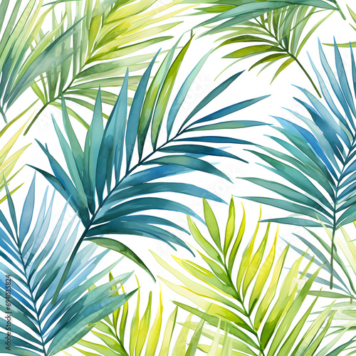 palm leaves background