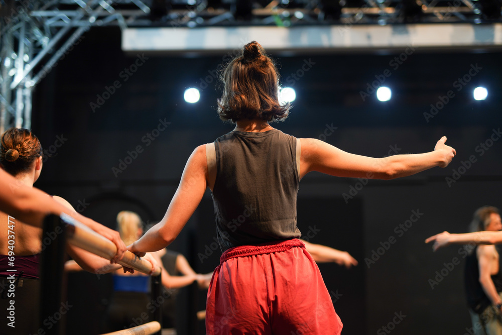 Fototapeta premium A dancer in the theatre