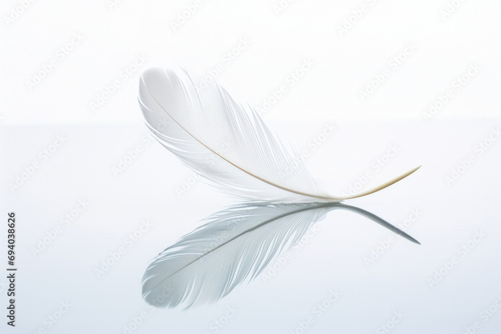Nature feather wing background soft softness pattern abstract light bird fluffy white