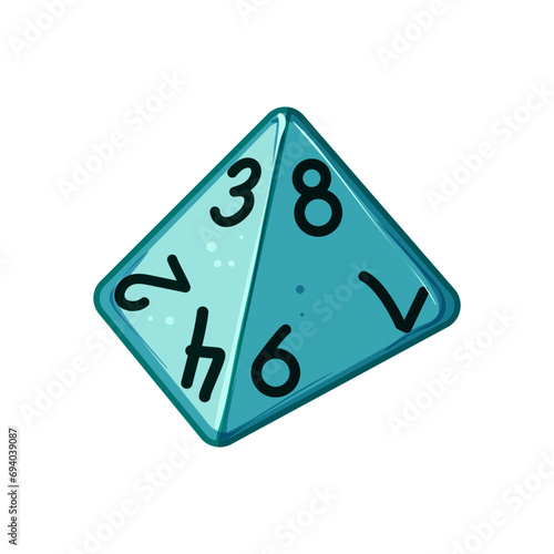 game dice cartoon. casino die, gambling roll, backgammon number game dice sign. isolated symbol vector illustration