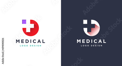 vector medical logo for health service symbol