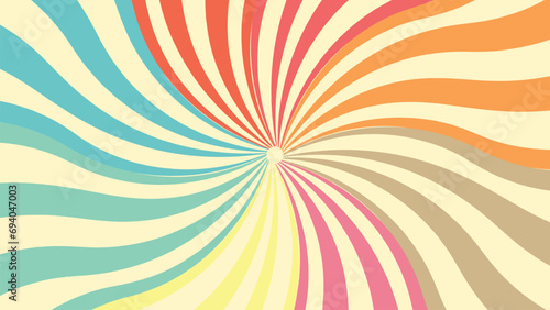 Abstarct spiral funky round vortex background.