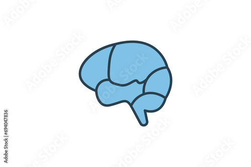 neurodiversity icon. icon related to disability and disability symbol . flat line icon style. Simple vector design editable © rofiqk21
