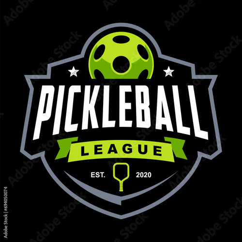 PICKLEBALL CHAMPIONSHIP LOGO DESIGN TEMPLATE