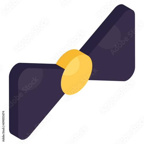 Trendy design icon of bowtie