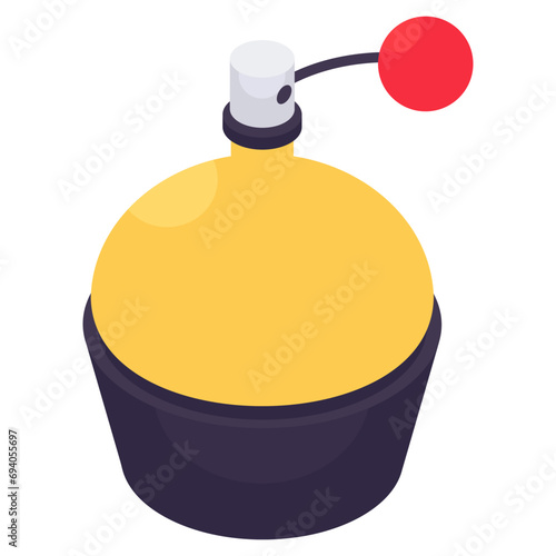 A unique design icon of perfume 