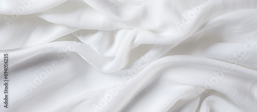 White fabric texture.