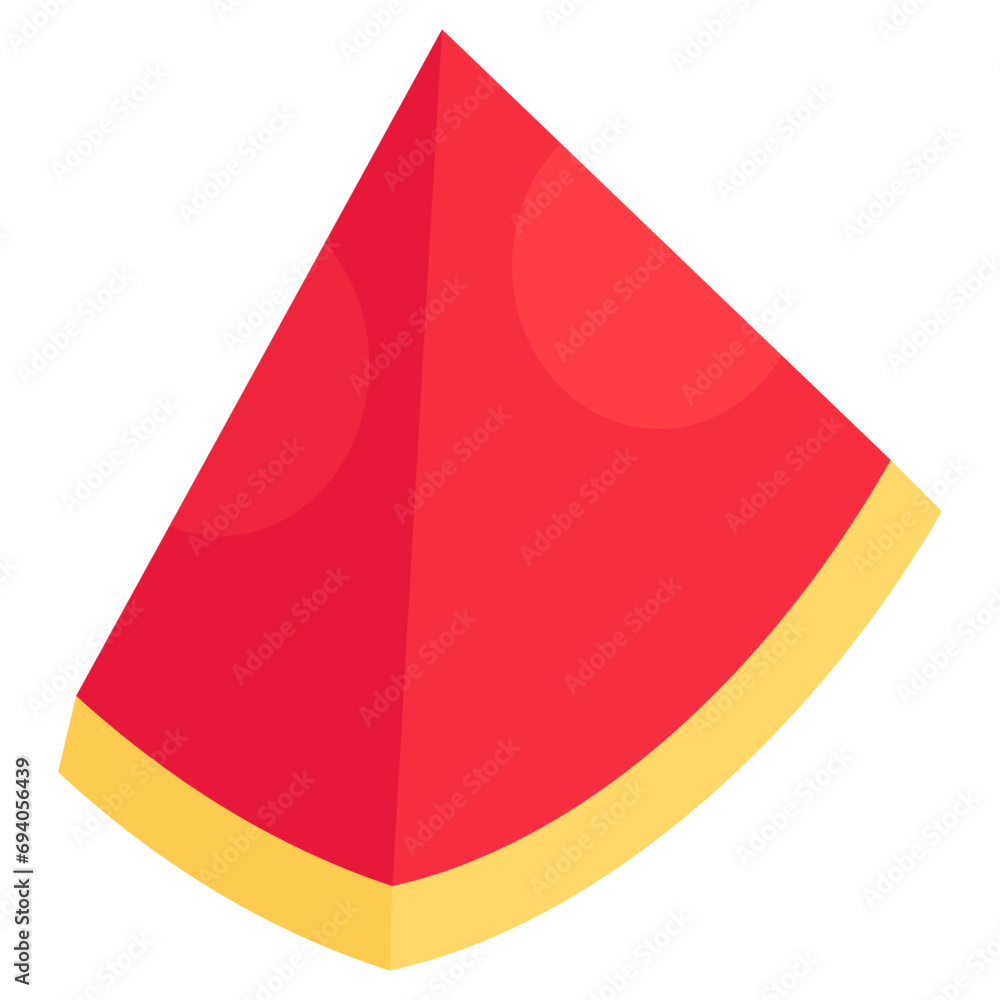 Summer juice fruit icon, vector design of watermelon Summer juice fruit icon, vector design of watermelon