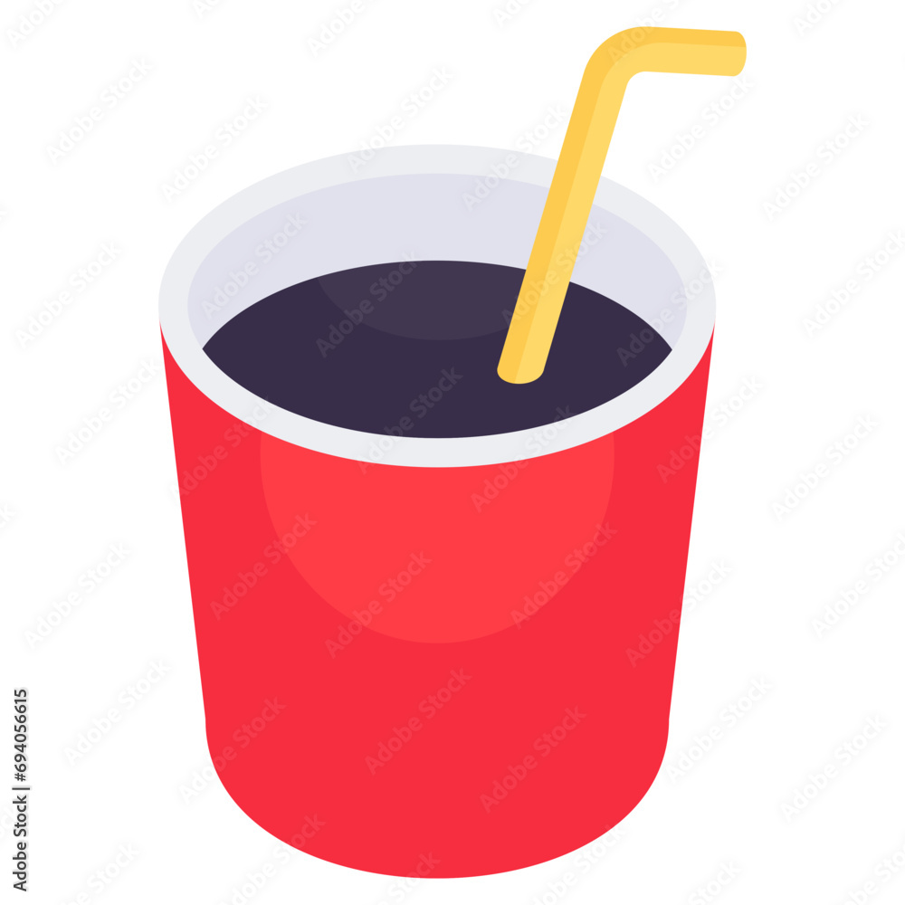 Juice glass icon, editable vector Juice glass icon, editable vector