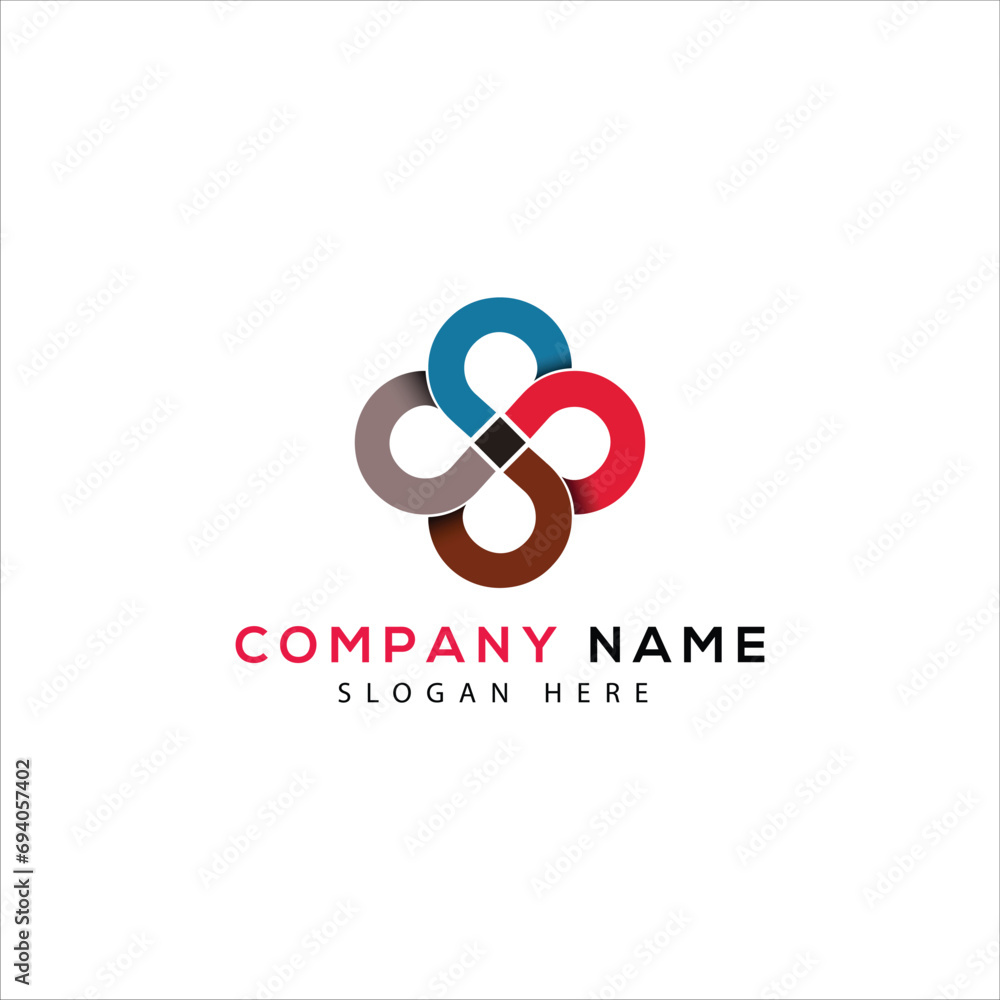 Fototapeta premium company icon in different style vector