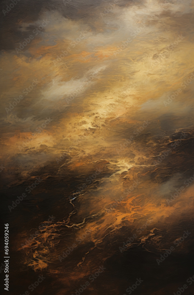 The background is thunderclouds. The background is thunderclouds.