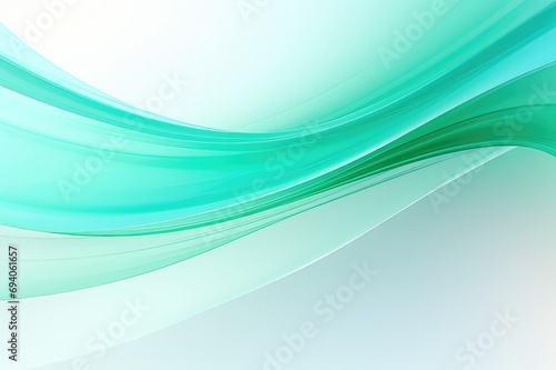 abstract concept of curved motion speed lines with medium spring green, teal green and teal colors. good as background or backdrop wallpaper