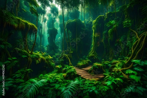 a beautifull place in jungle.
