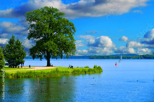 Lake Schwerin is a lake in Mecklenburg-Vorpommern, northern Germany. photo