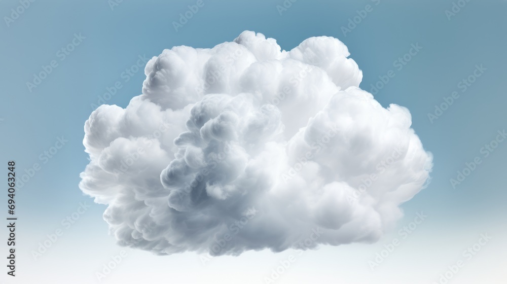 Real Photo of Cumulus cloud - obrazy, fototapety, plakaty 