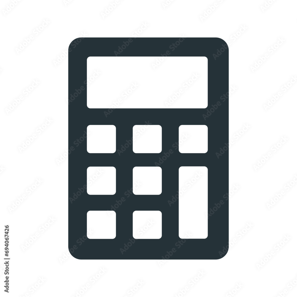 Calculator icon vector on trendy design Calculator icon vector on trendy design
