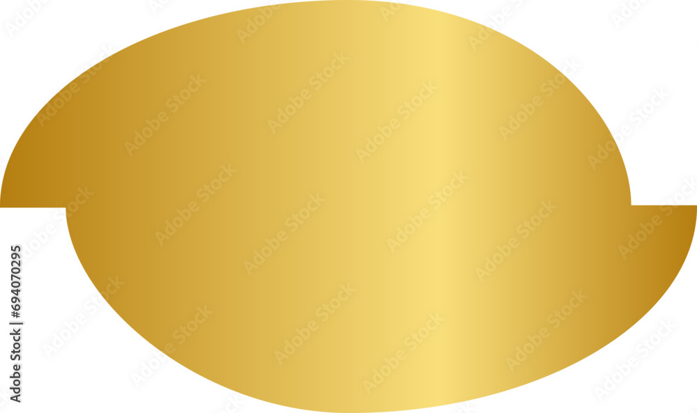 Gold Label Y2K Element. Retro futuristic shape. Gold Label Y2K Element. Retro futuristic shape.