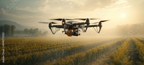 Drone Technology Enhancing Agriculture photo