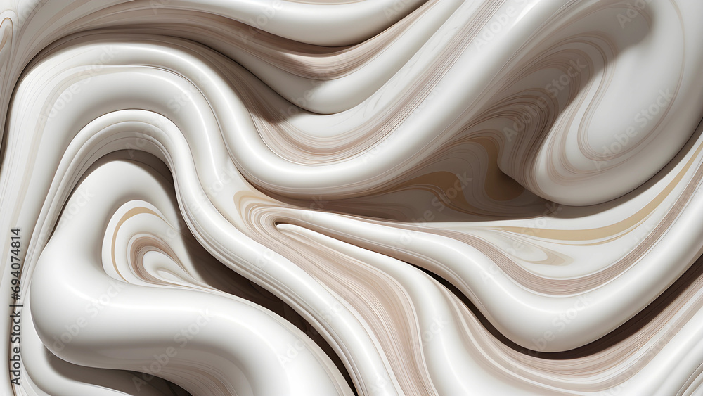 abstract 3d rendered swirl liquid background white abstract 3d rendered swirl liquid background white