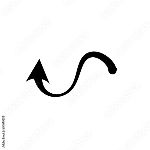 curved arrow icon