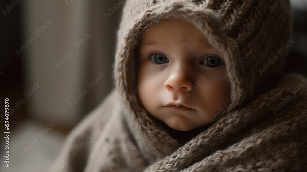 newborn baby wrapped in swaddling blanket newborn baby wrapped in swaddling blanket