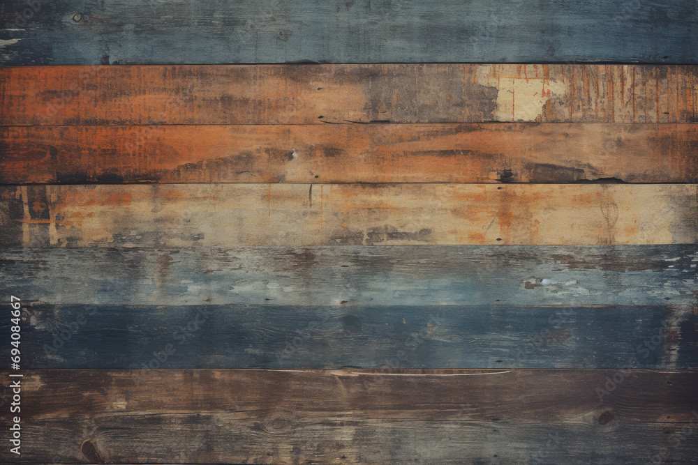 Naklejka premium Empty wood background for product display Ai generated