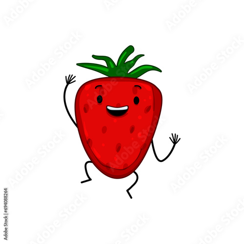 funny fruit vegetable character cartoon. cute face, tomato banana, healthy cucumber funny fruit vegetable character sign. isolated symbol vector illustration