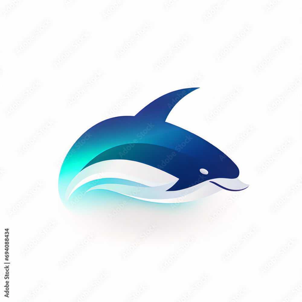 Bold and Dynamic Whale Logo Design in Sleek Modern Style with Minimalist Color Palette Bold and Dynamic Whale Logo Design in Sleek Modern Style with Minimalist Color Palette