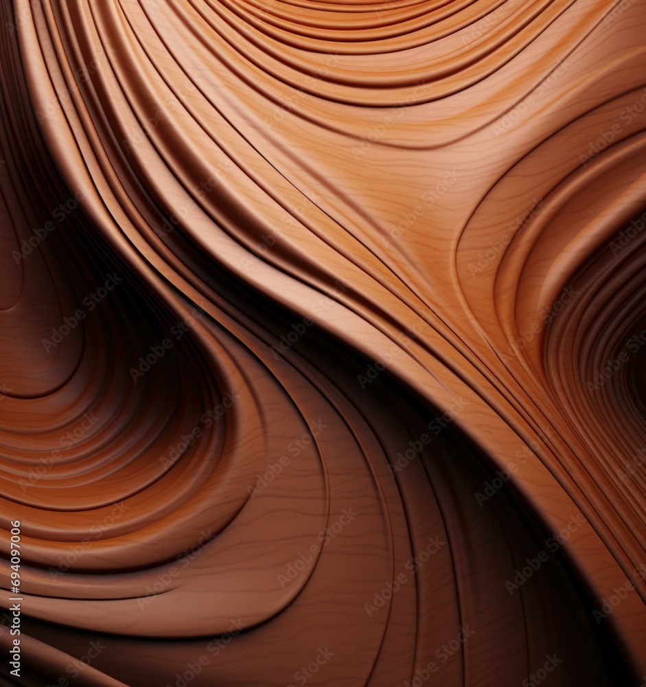 A mesmerizing brown wavy texture background with a touch of elegance. Generative AI. A mesmerizing brown wavy texture background with a touch of elegance. Generative AI.