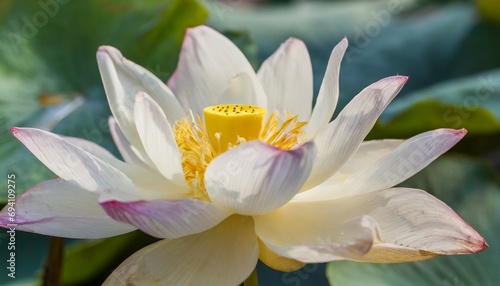 closeup on lotus petal