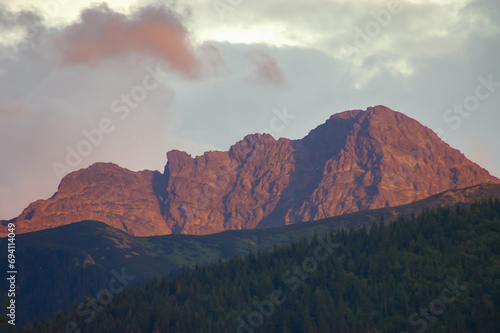 Montagne des Tatras  Carpates  Pologne