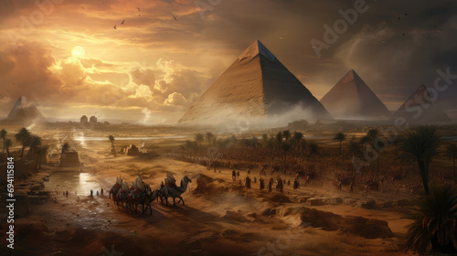 Visuals of the pyramids  wallpaper