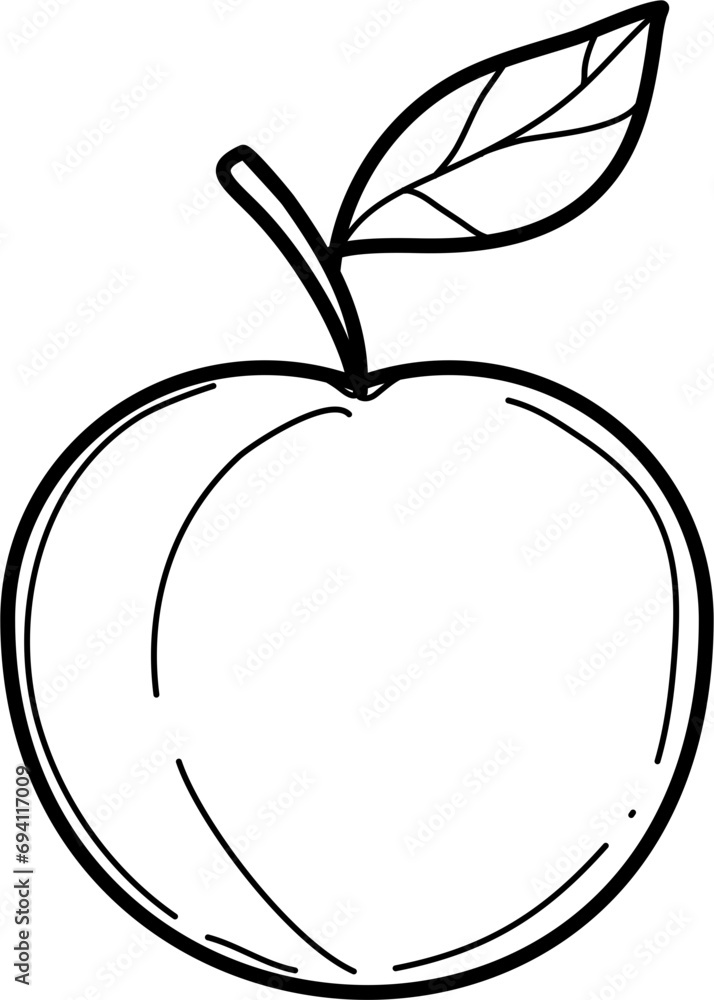 Apple Education Drawing Doodle Vector Illustration Apple Education Drawing Doodle Vector Illustration