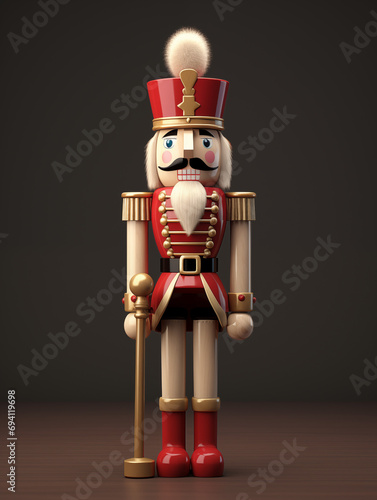 a traditional christmas nutcracker 