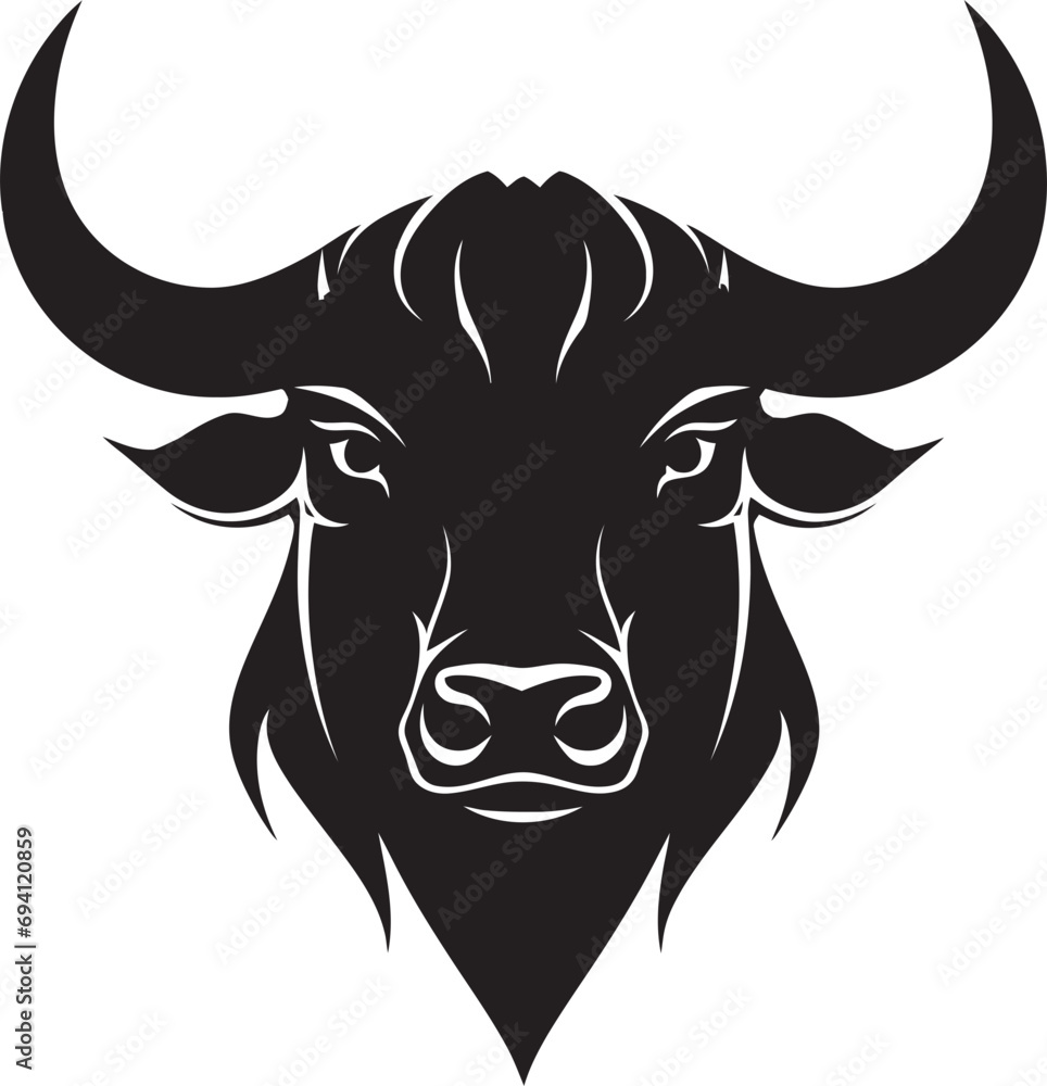 HornCraft Dynamic Bull Head Vector Icon TaurusMark Precision Bull Head Vector Logo HornCraft Dynamic Bull Head Vector Icon TaurusMark Precision Bull Head Vector Logo