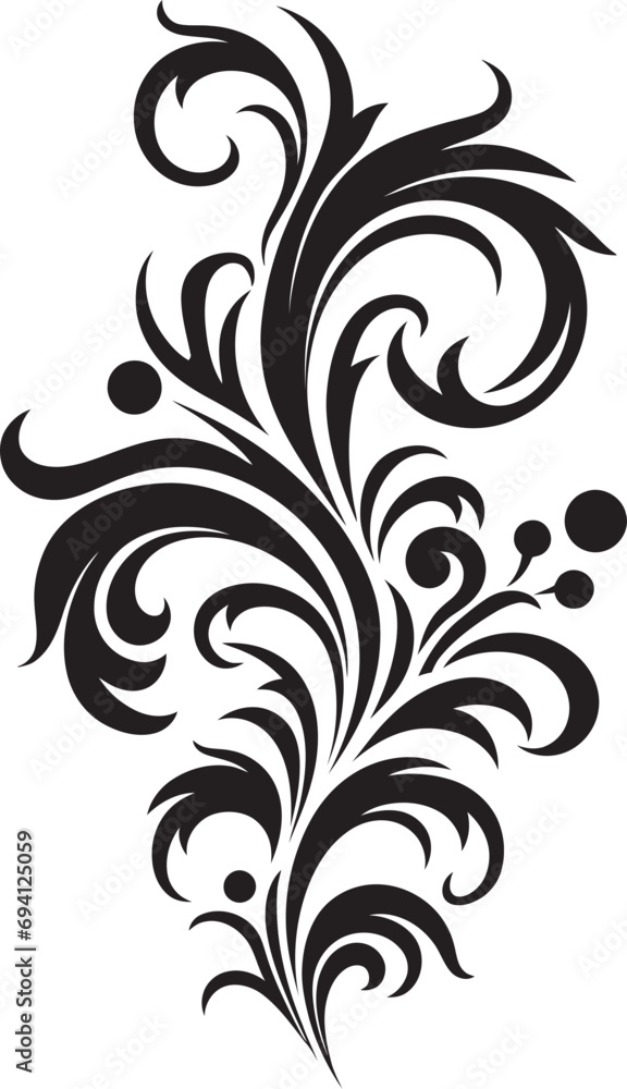 Floral Reverie Vector Emblem Icon Elegance in Bloom Decorative Floral Logo Floral Reverie Vector Emblem Icon Elegance in Bloom Decorative Floral Logo