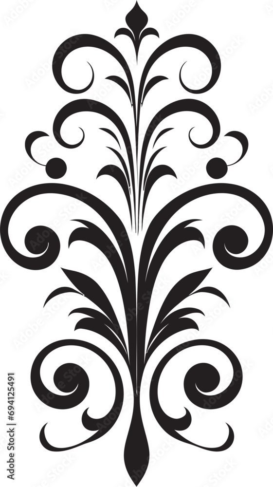 Artistic Petals Decorative Icon Emblem Flourishing Elegance Floral Emblem Design Artistic Petals Decorative Icon Emblem Flourishing Elegance Floral Emblem Design