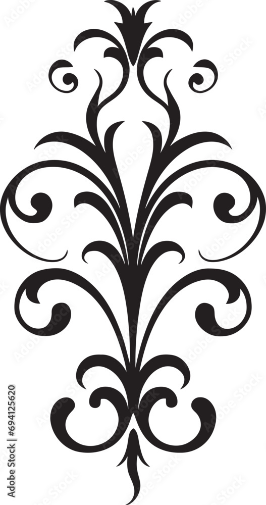Ornate Petals Floral Icon Vector Blossom Radiance Emblem Design Ornate Petals Floral Icon Vector Blossom Radiance Emblem Design