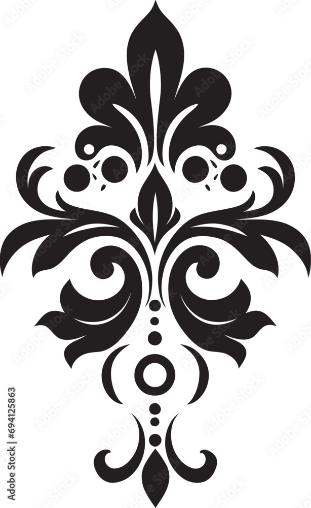 Elegant Leafy Accents Vector Logo Design Floral Symphony Decor Element Icon Elegant Leafy Accents Vector Logo Design Floral Symphony Decor Element Icon