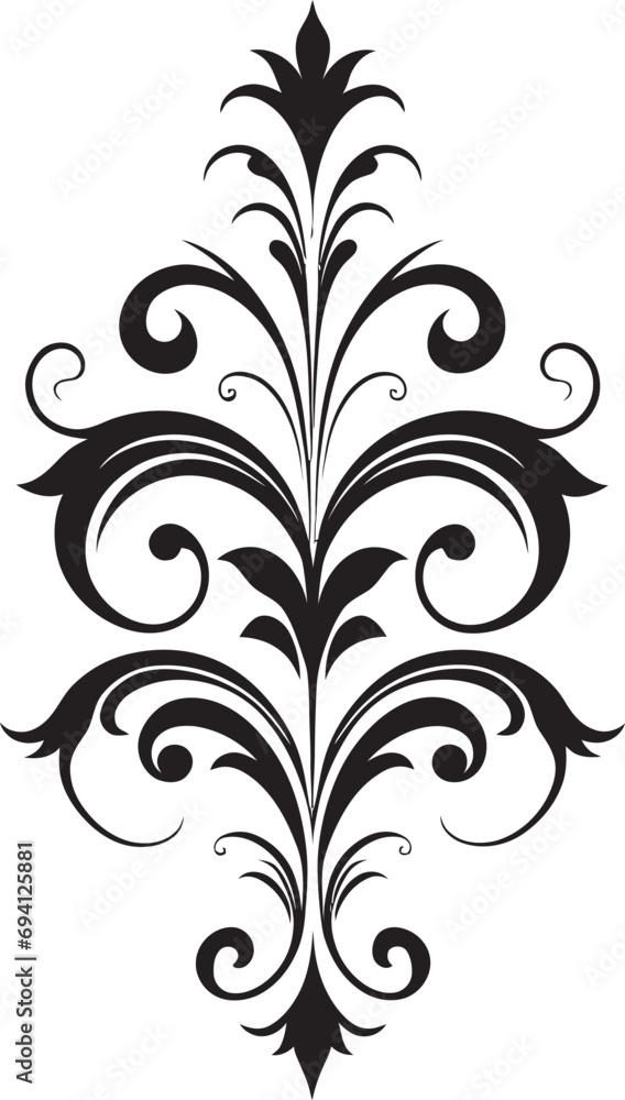 Whirlwind of Blooms Vector Logo Artful Foliage Decor Element Logo Whirlwind of Blooms Vector Logo Artful Foliage Decor Element Logo