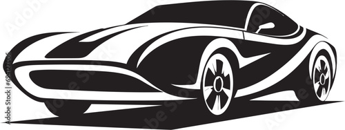 Precision Racing Dynamics Modern Car Icon Urban Speedster Emblem Logo Vector Design
